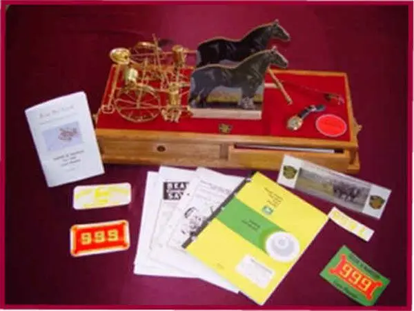 A collection of vintage toys and memorabilia on a table.