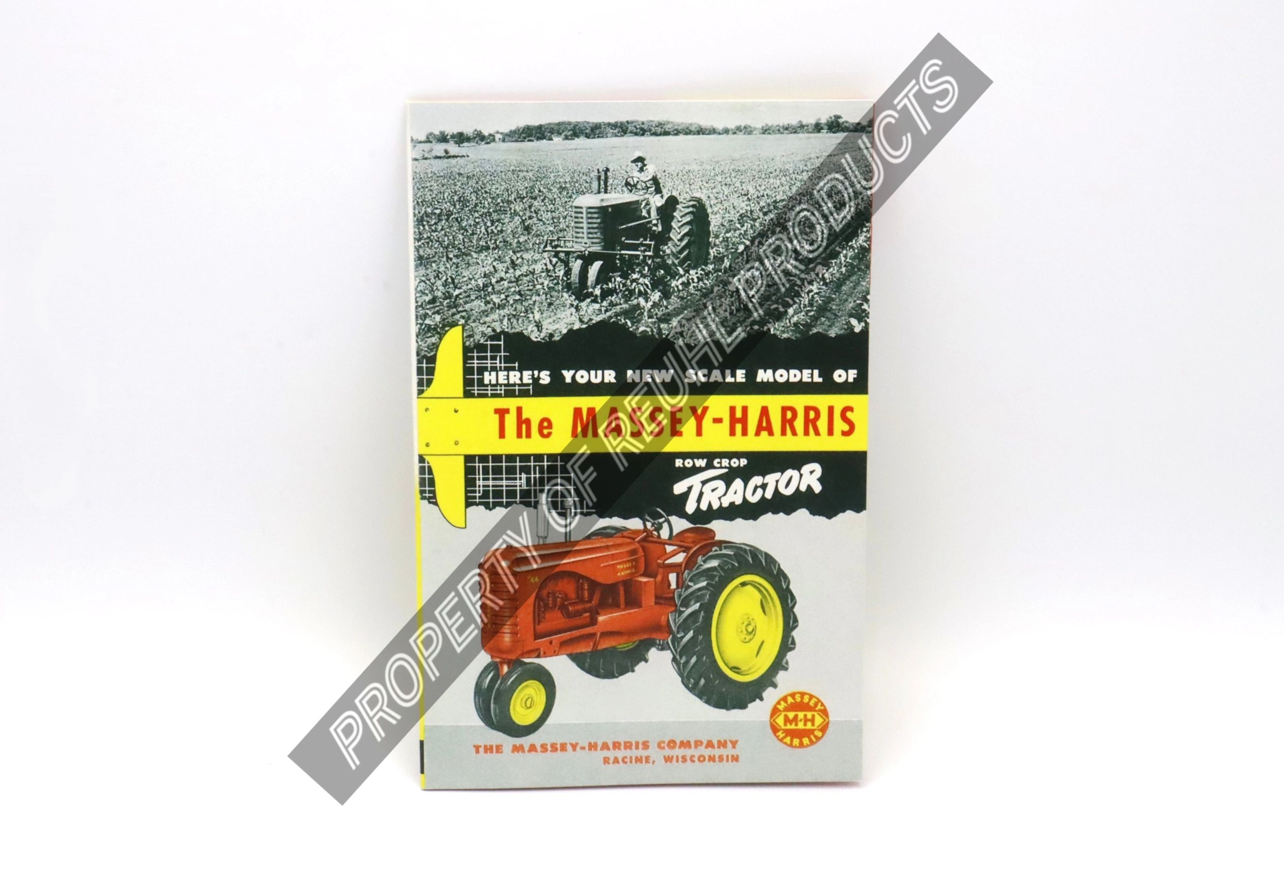Vintage promotional booklet for the Massey-Harris Tractor.