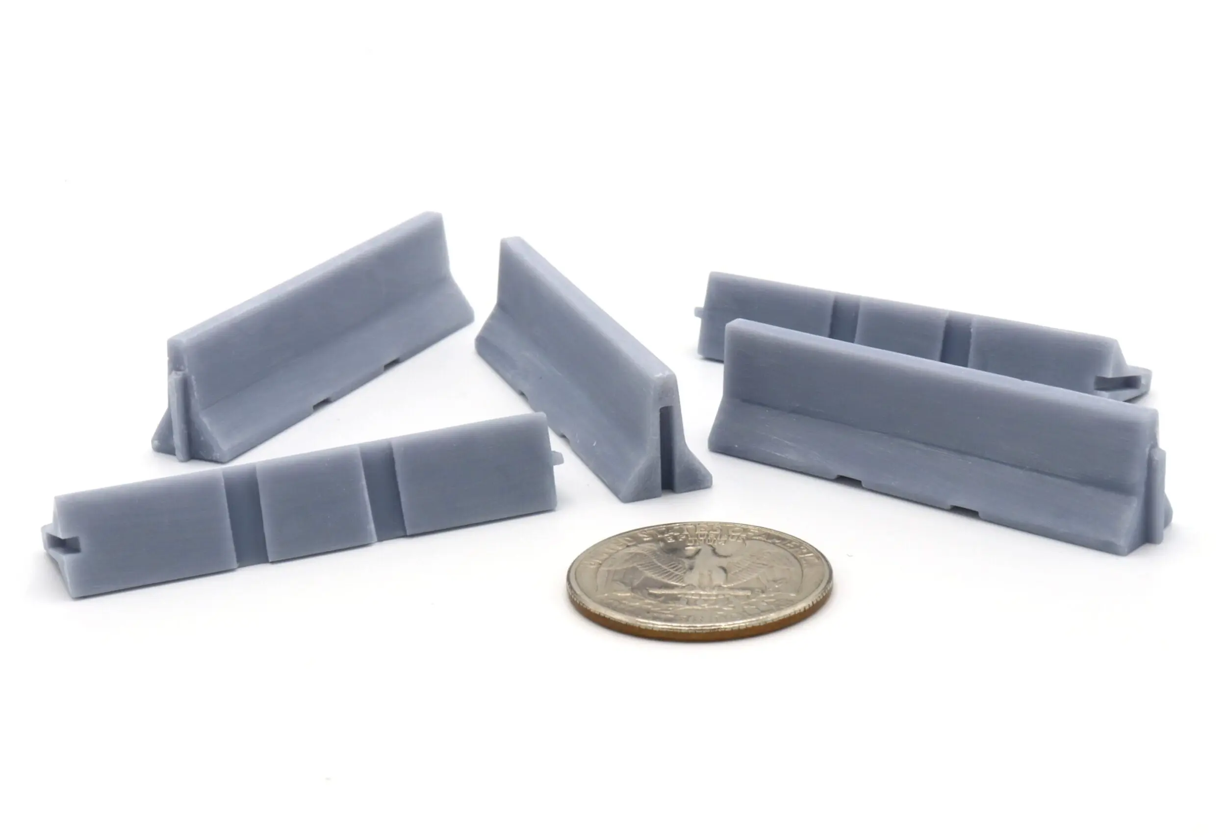 5x 10' Jersey Concrete Barrier - 64th