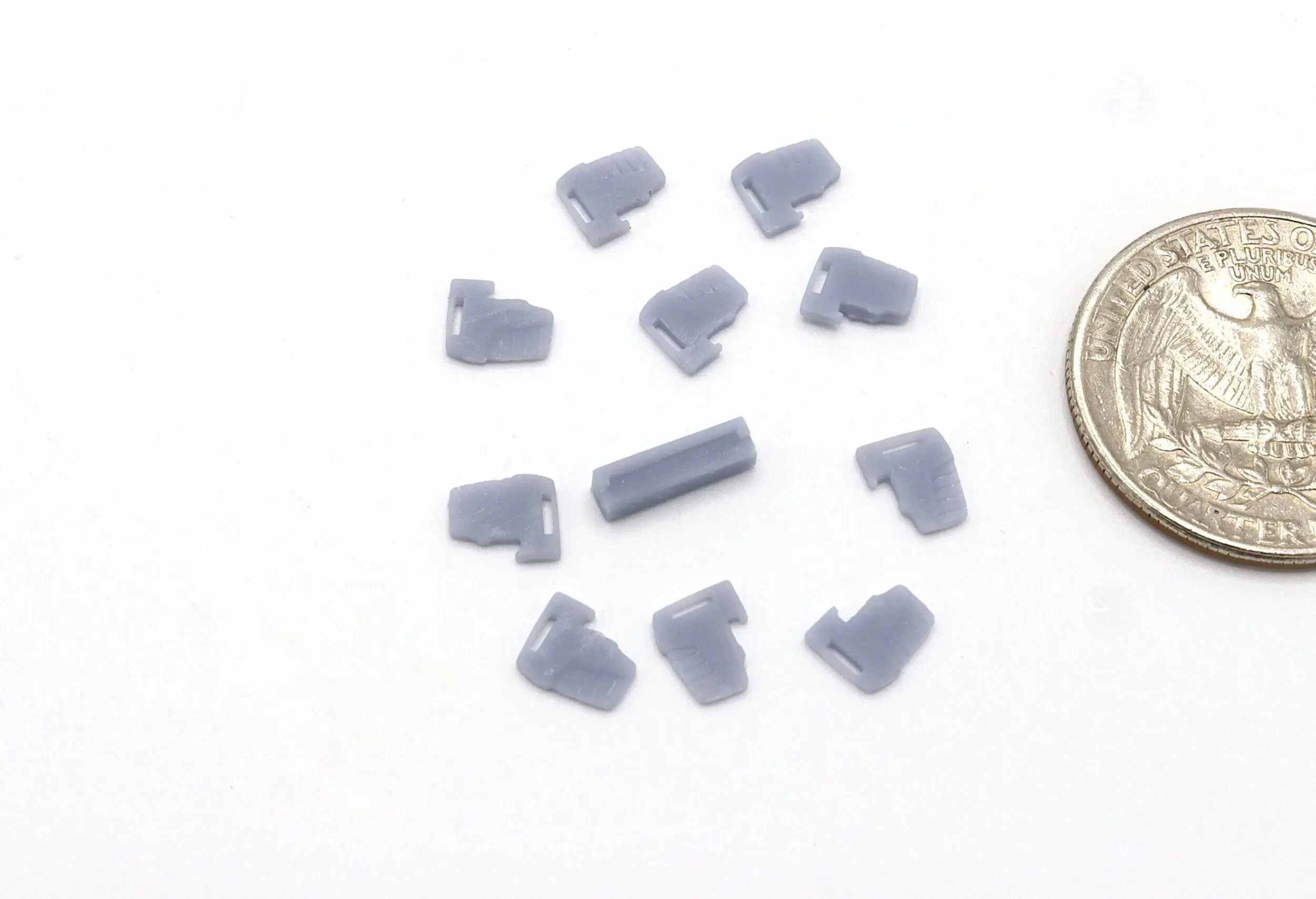 10x Massey Ferguson Suitcase Weights - Singles with Mounting Bracket - 64th