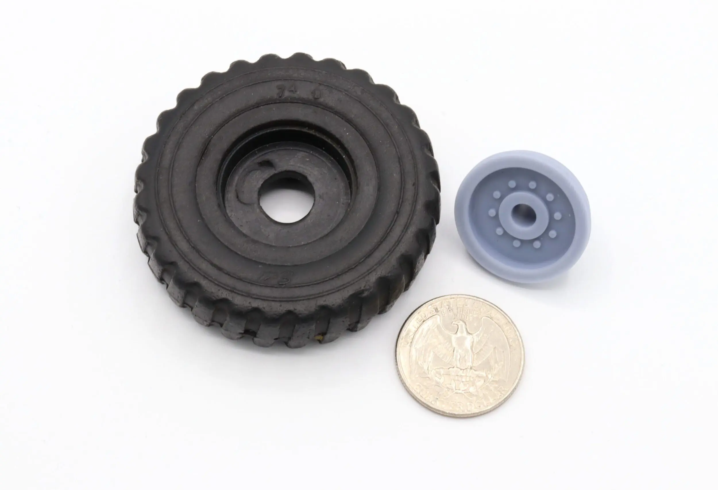 Rim Insert - Ertl Payhauler Dump Truck - Early Style Rim Insert