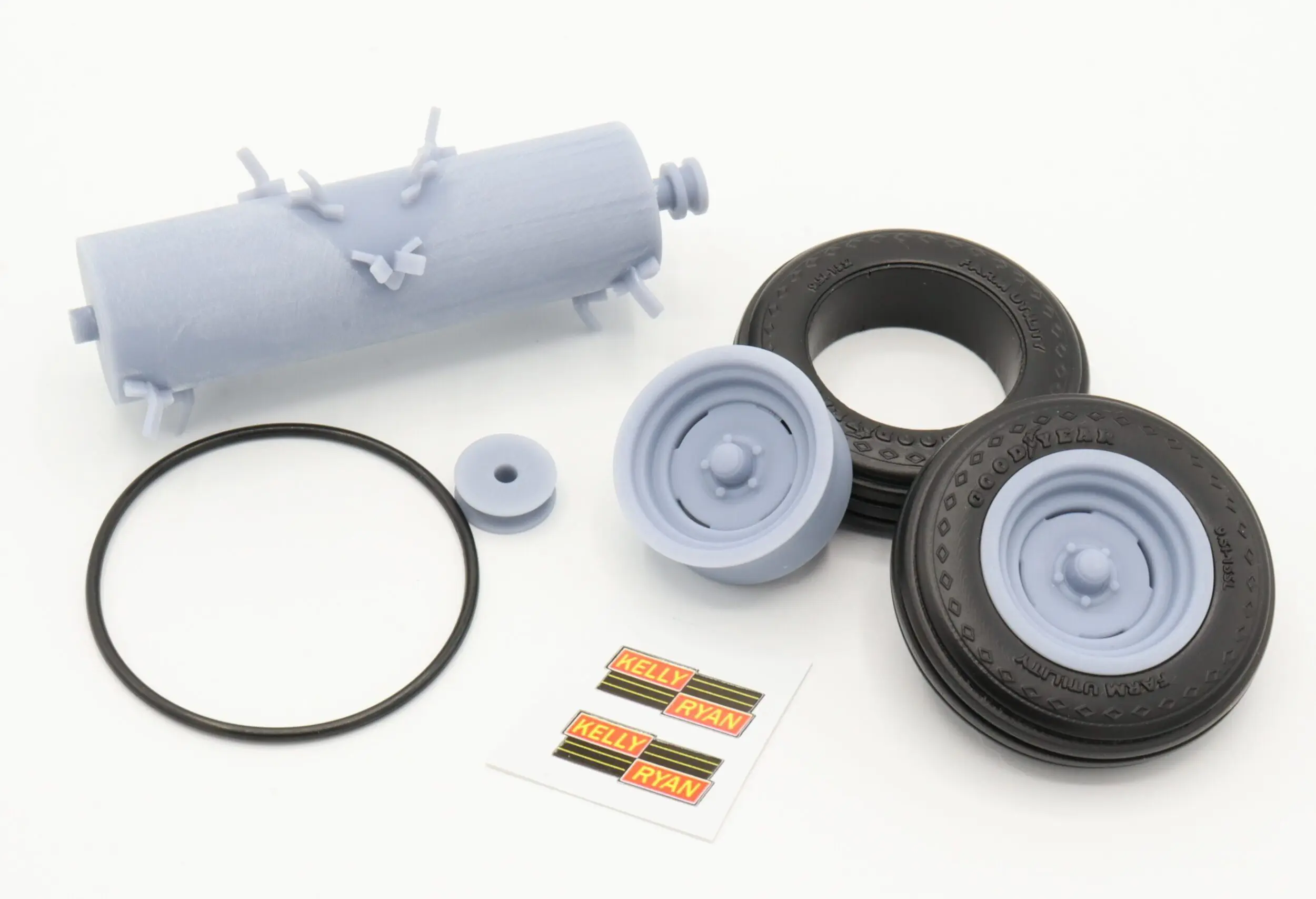 Kelly Ryan Manure Spreader Conversion Kit - for (Earlier) Solid Hitch Style Spreader - O-Ring Pulley