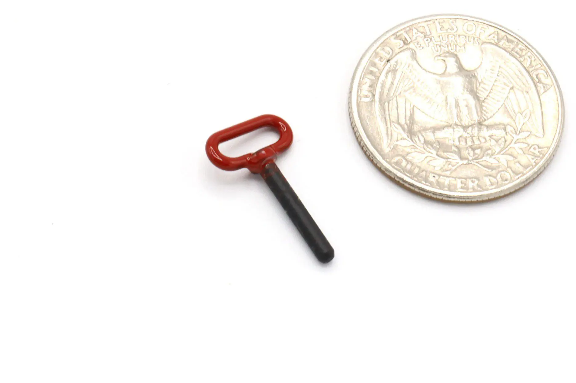 5x Hitch Pins - Red Handle Implement, Truck, Tractor, Drawbar Pin