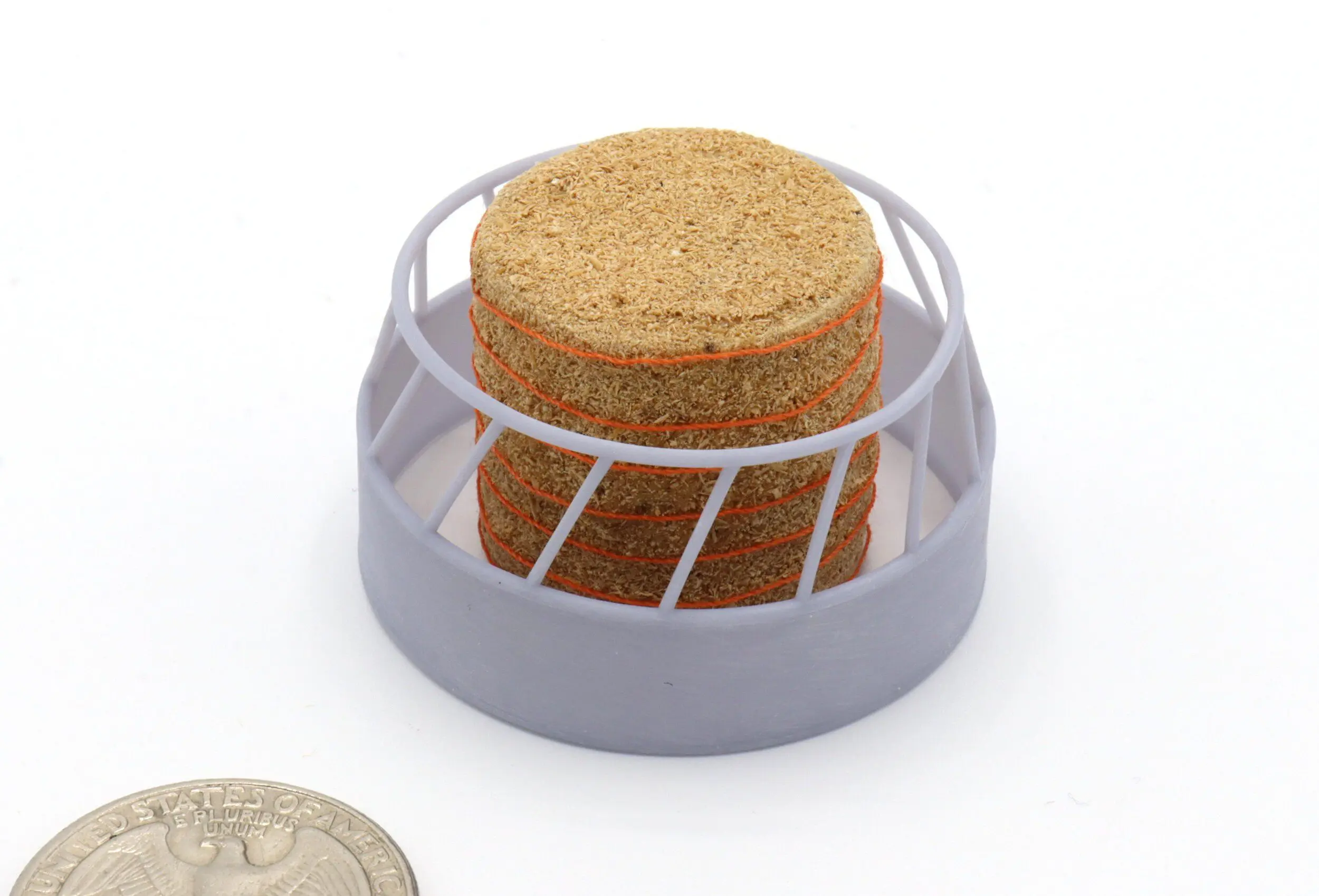 Round Haybale Feeder - 64th - Tapered Bars - Unpainted