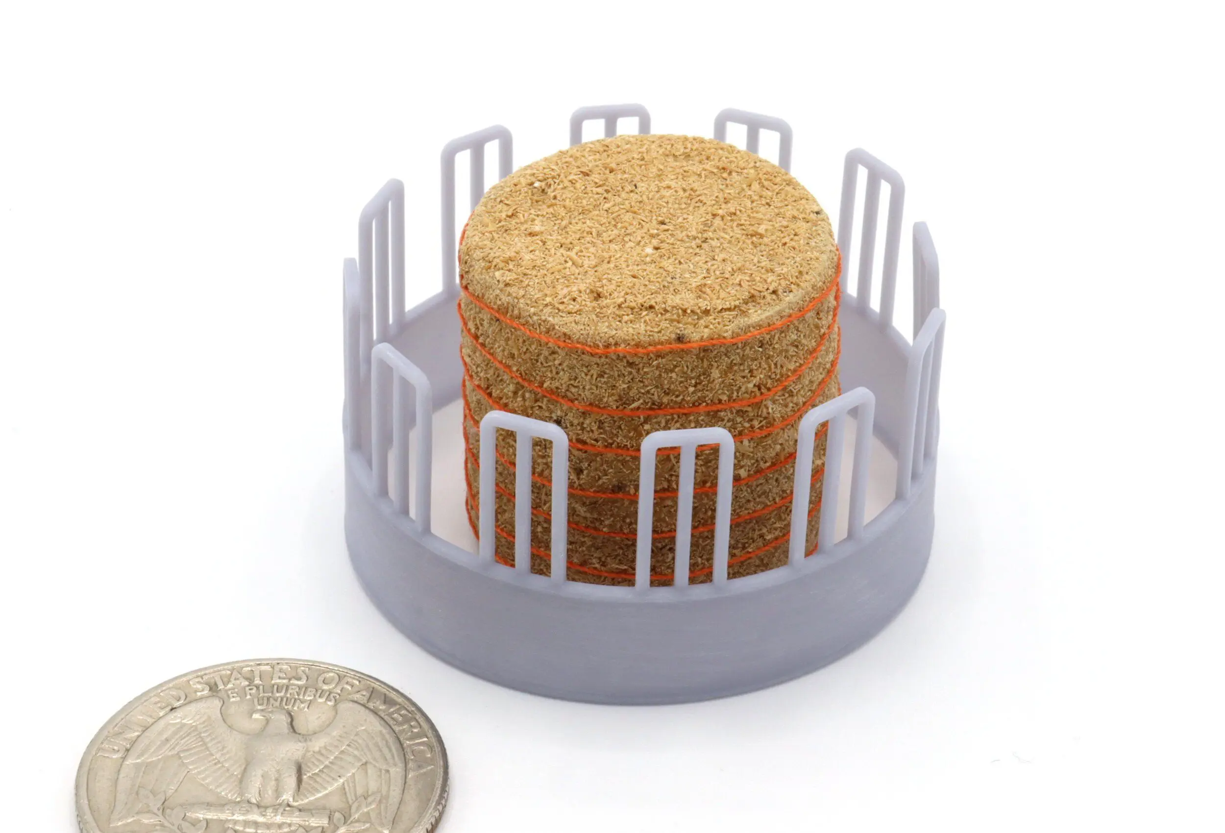 Round Haybale Feeder - 64th - Toubstone - Unpainted