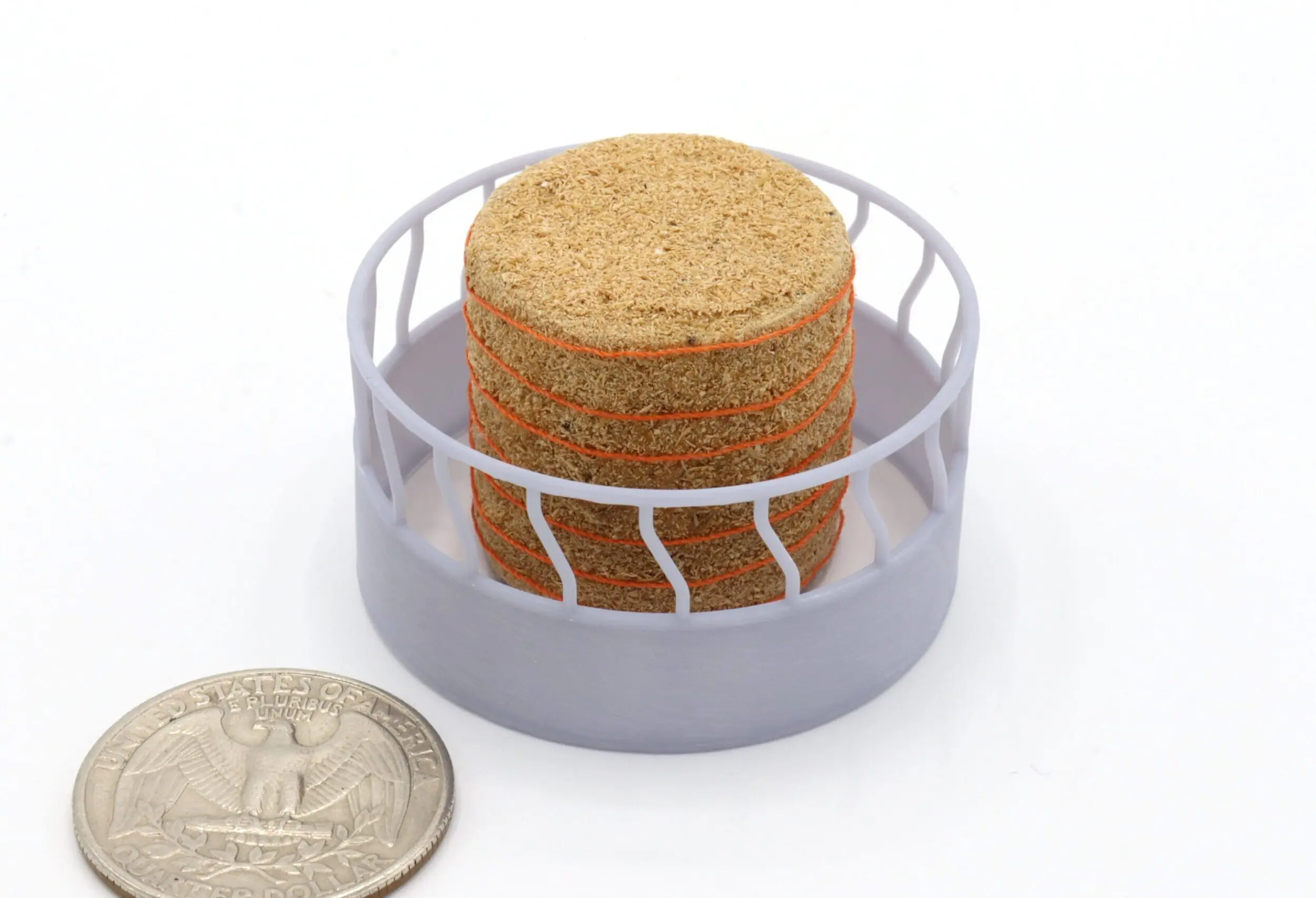 Round Haybale Feeder - 64th - Angled Bars - Unpainted