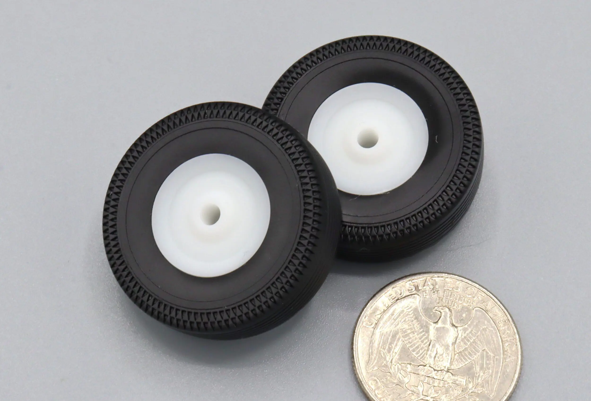 SMALL WHITE WHEEL SET