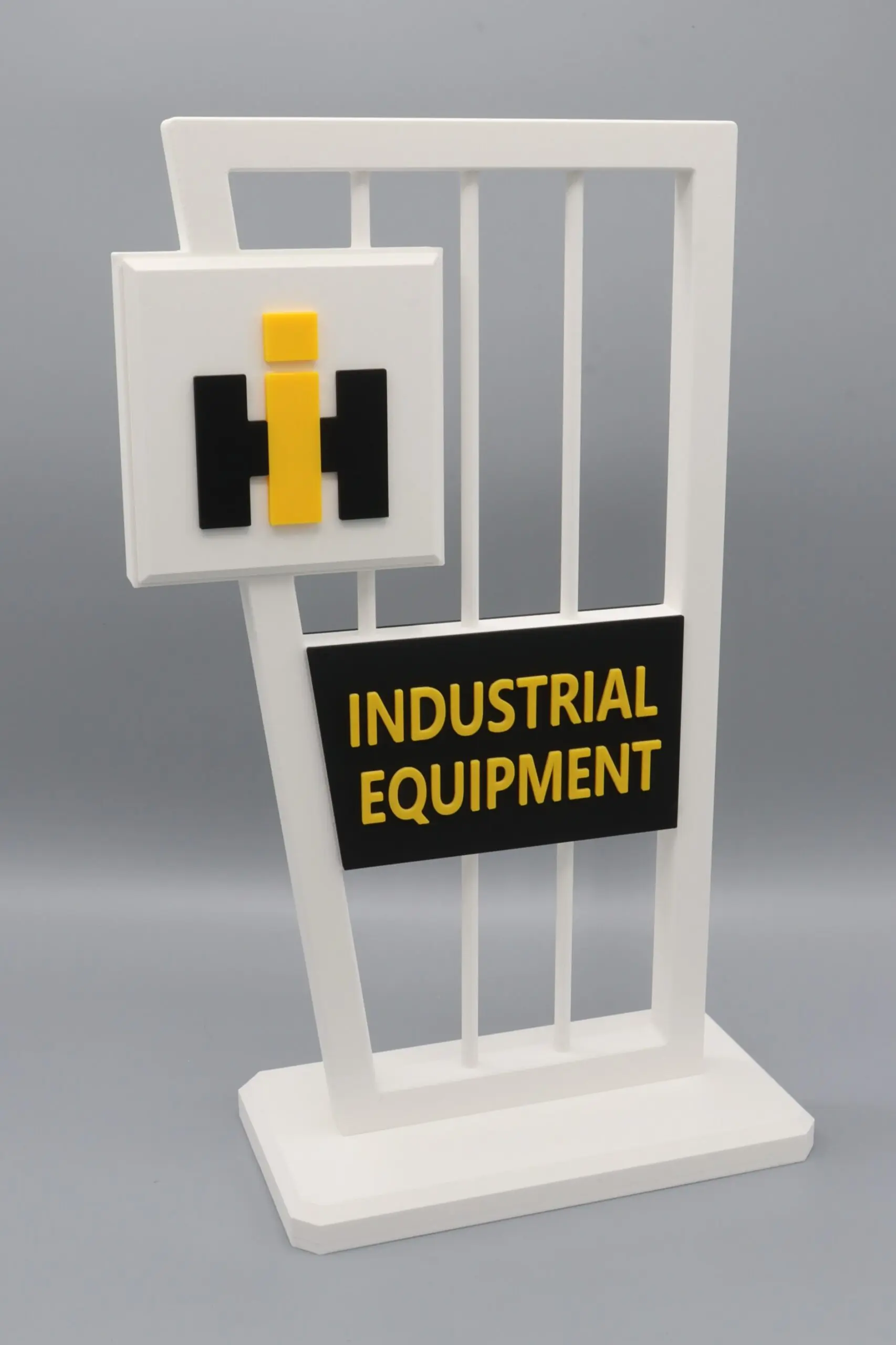 International Dealership Sign - Industrial Equipment - Yellow - Image 2