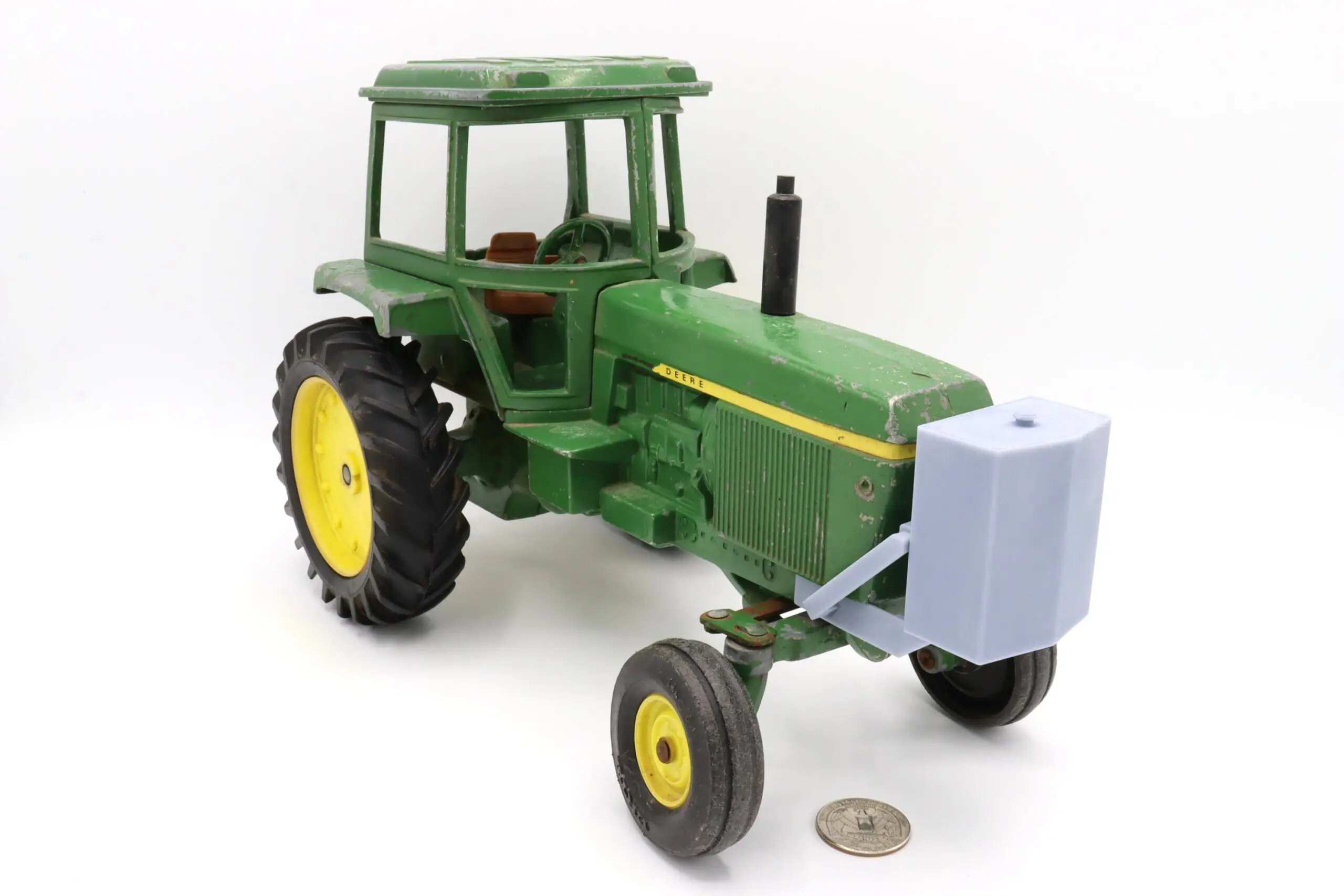 Auxiliary Fuel Tank - Front Mount Diesel Tank - Pointed Front - 40 Series JD - Image 4