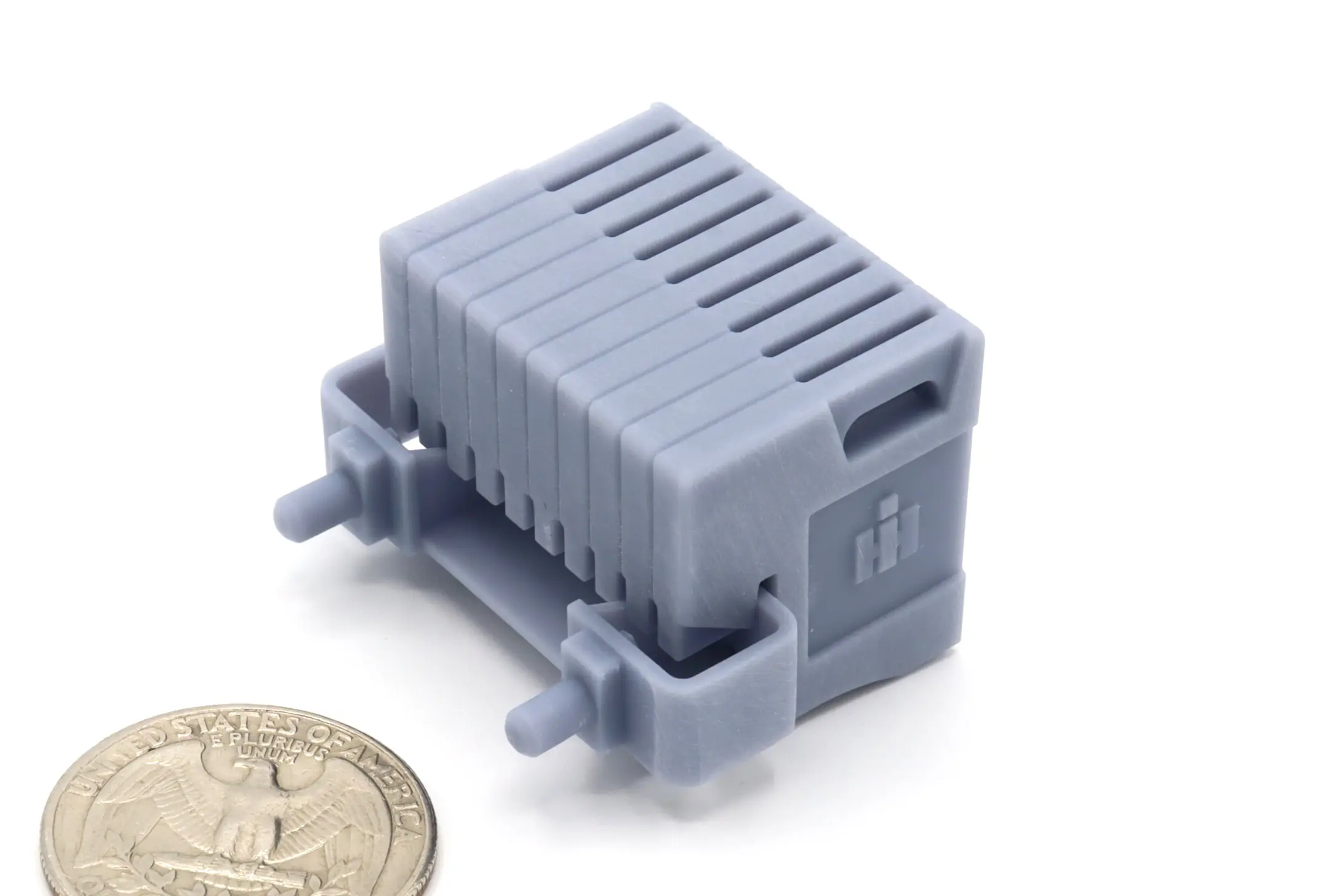 International 100 lb. Suitcase Weight - 9 Plate with 06 Series Mounting Bracket - Image 2
