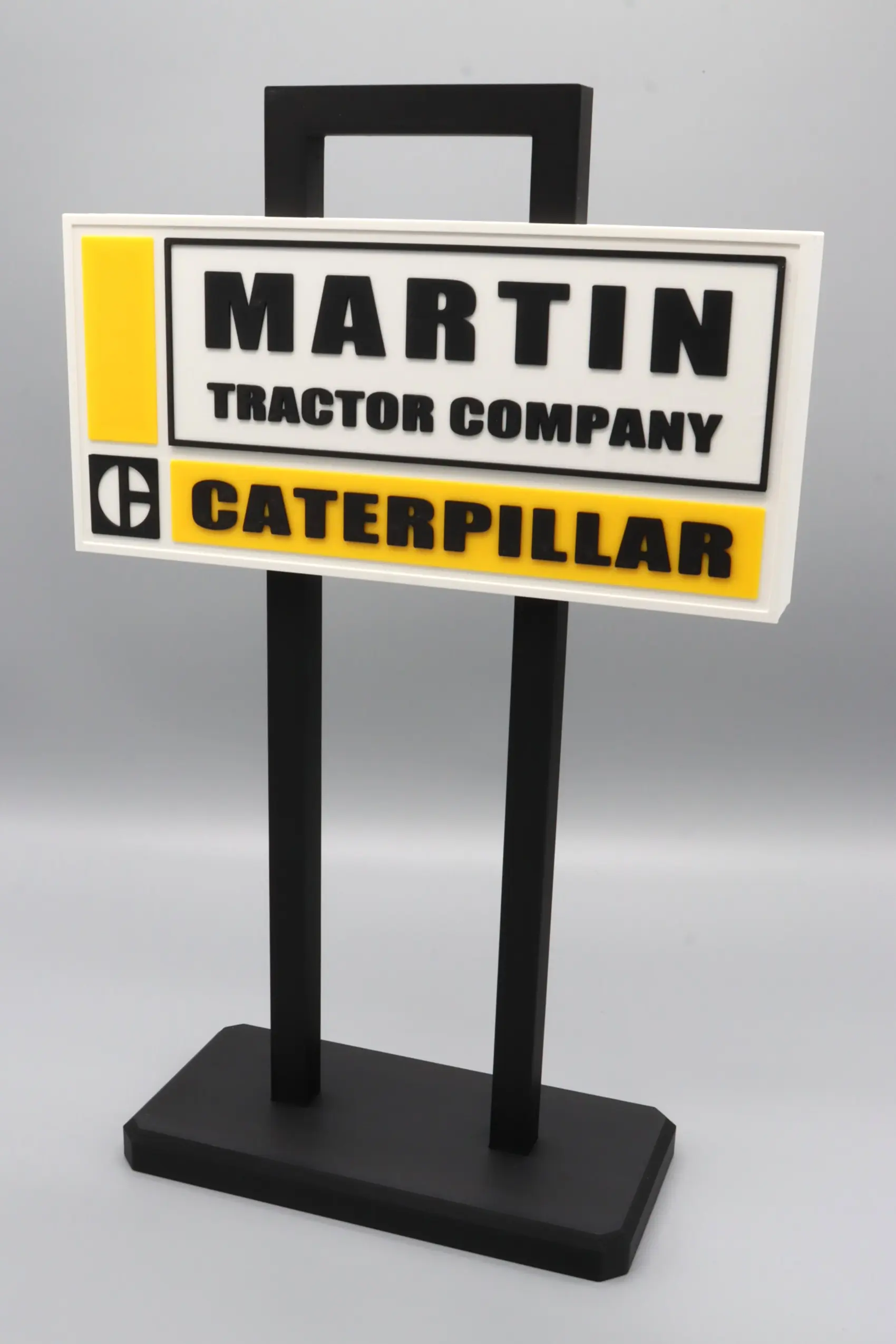 Caterpillar Dealership Sign - Martin Tractor Company - 1967 Logo