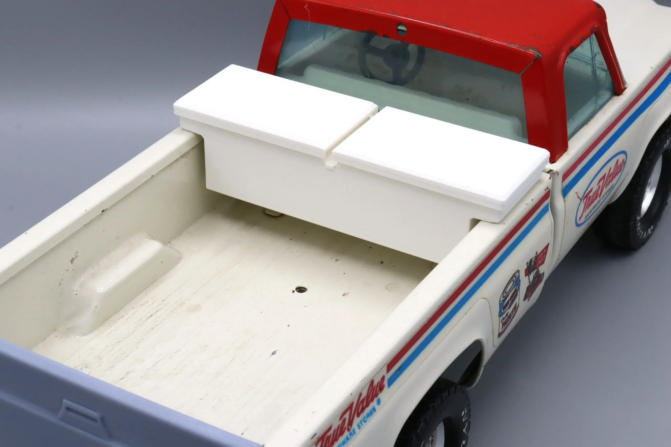 Toolbox, Two Door - for Nylint / Tonka Pickup Truck Box - White