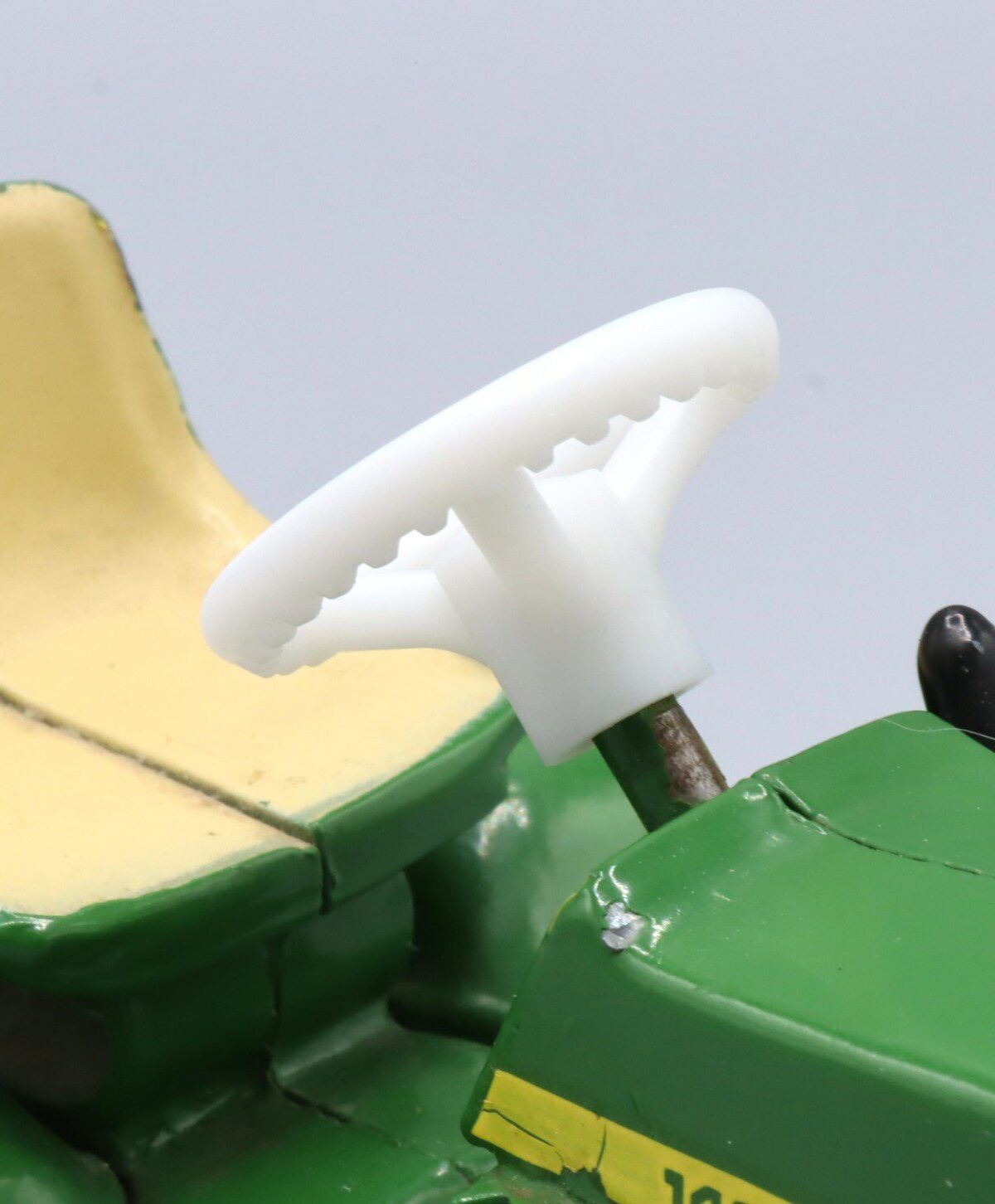 Steering Wheel - for Ertl Lawn and Garden Tractors - White